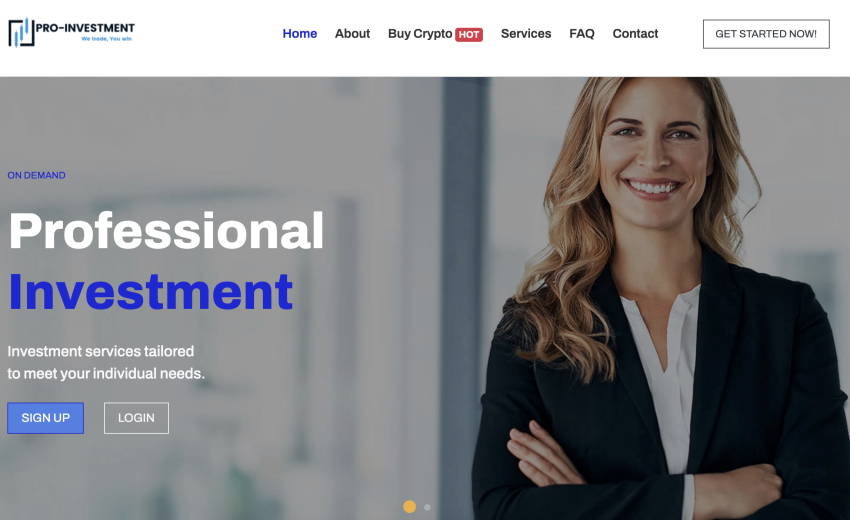 Account.pro-investment.biz Exposed